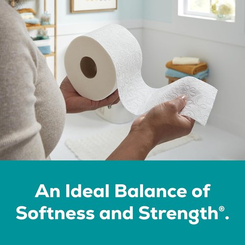 Angel Soft Toilet Paper - 4 Mega Rolls for Ultimate Softness & Strength | 16 Regular Rolls Equivalent