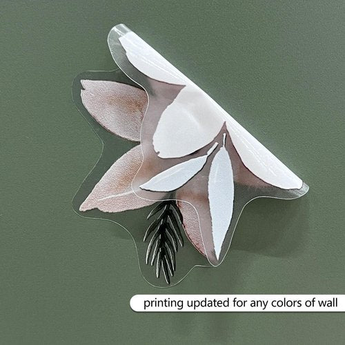 YouRfocus Daisy Wall Decals | 72 PCS Boho Flower Stickers for Girls' Rooms, Playrooms, Nurseries | Dual Layer Print for High Coverage | Removable Peel and Stick （Orange）| 12 Sheets