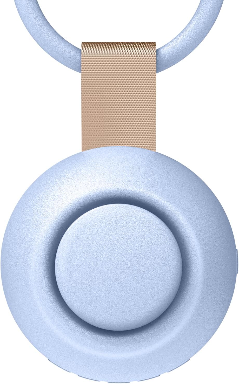 Skiennix Portable Sound Machine - AI Cry Detection, 18 Soothing Sounds, Bluetooth Rechargeable | Gray & Blue