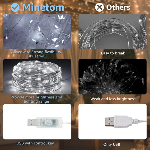 FUYO 300 LED Window Curtain String Lights - Waterproof Fairy Lights with 8 Modes for Bedroom & Party Decor | White