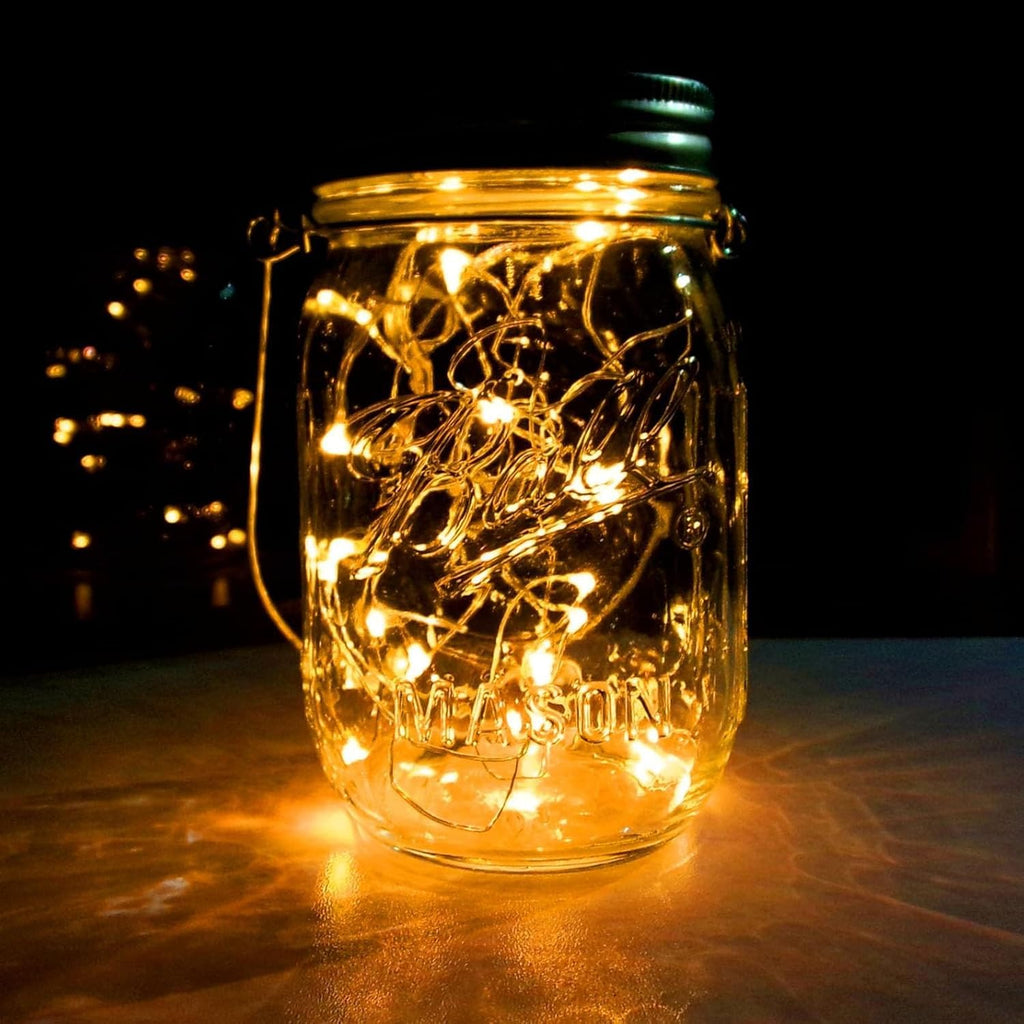 ZGWJ Fairy Lights - 8 Pack Battery Operated 7ft Mini LED String Lights | Warm White for Parties & Decor