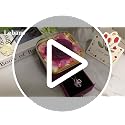 Lebana Preserved Purple Rose with Heart Necklace for Women, Mom, Girlfriend, Anniversary Gift