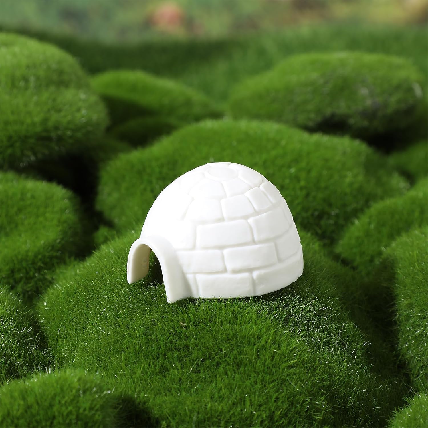 Skiennix Mini Igloo Toys - Lifelike Arctic House Models for Kids | 6-Piece Dollhouse Decor Set
