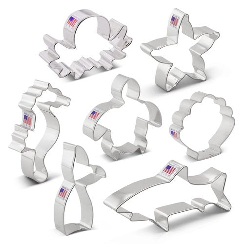 Ann Clark Under the Sea Cookie Cutters 7-Pc. Set Made in the USA