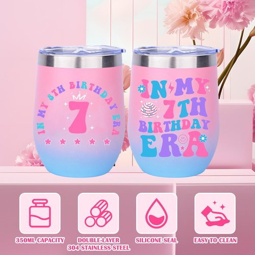 TOUPONS 7 Year Old Girl Birthday Gifts, Best 7th Birthday Gift for Teen Girls, Gifts Ideas for Seven Year Old Girls, Happy 7th Bday Gift Christmas Presents for Daughter Niece Granddaughter