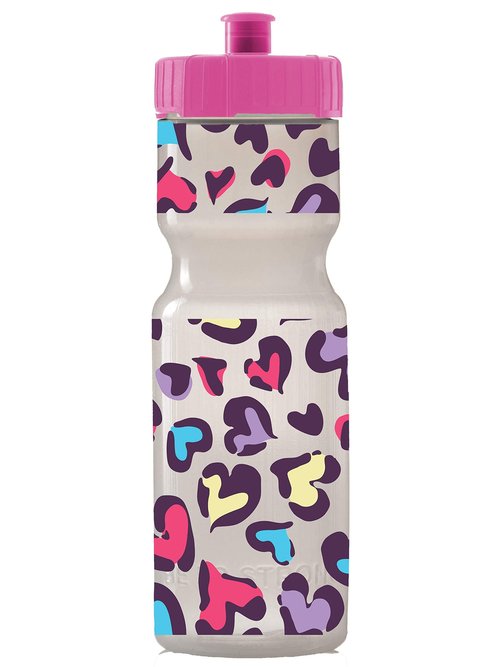 50 Strong 22oz Kids Sports Squeeze Water Bottle for Girls – BPA-Free with Pull Top Cap – Durable & Reusable for School, Sports & Everyday Use – Made in USA