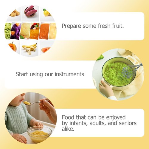 Nbippiooiwip Manual Stainless Steel Potato Masher,Vegetable and Fruit Masher,Ground Beef Suitable Foods Such as Eggs,Dishwasher Safe,Kitchen appliances and Gadgets
