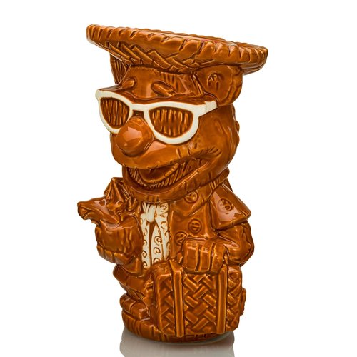 Geeki Tikis The Muppets Fozzie Bear Ceramic Mug | Party Cocktail Tumbler For Liquor and Beverages | Holds 20 Ounces