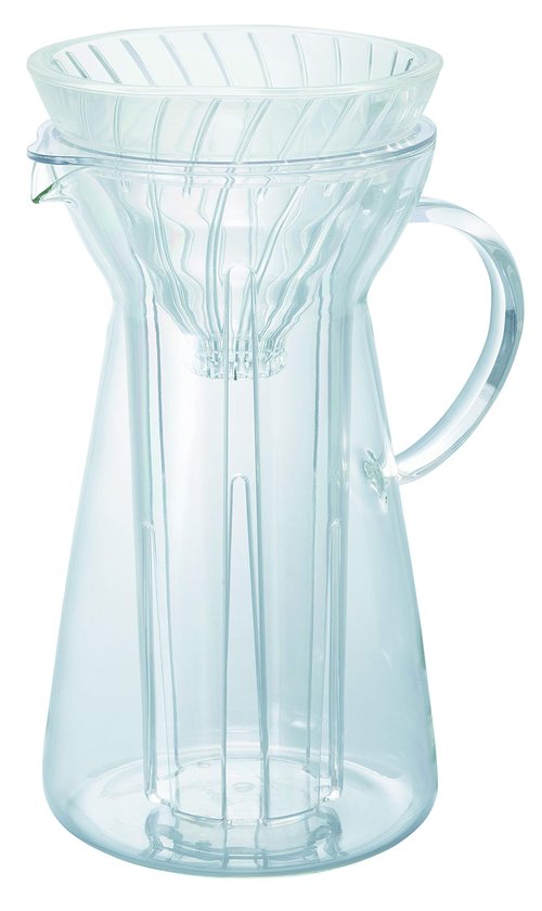 Hario V60 Glass Hot and Iced Coffee Maker, 700ml
