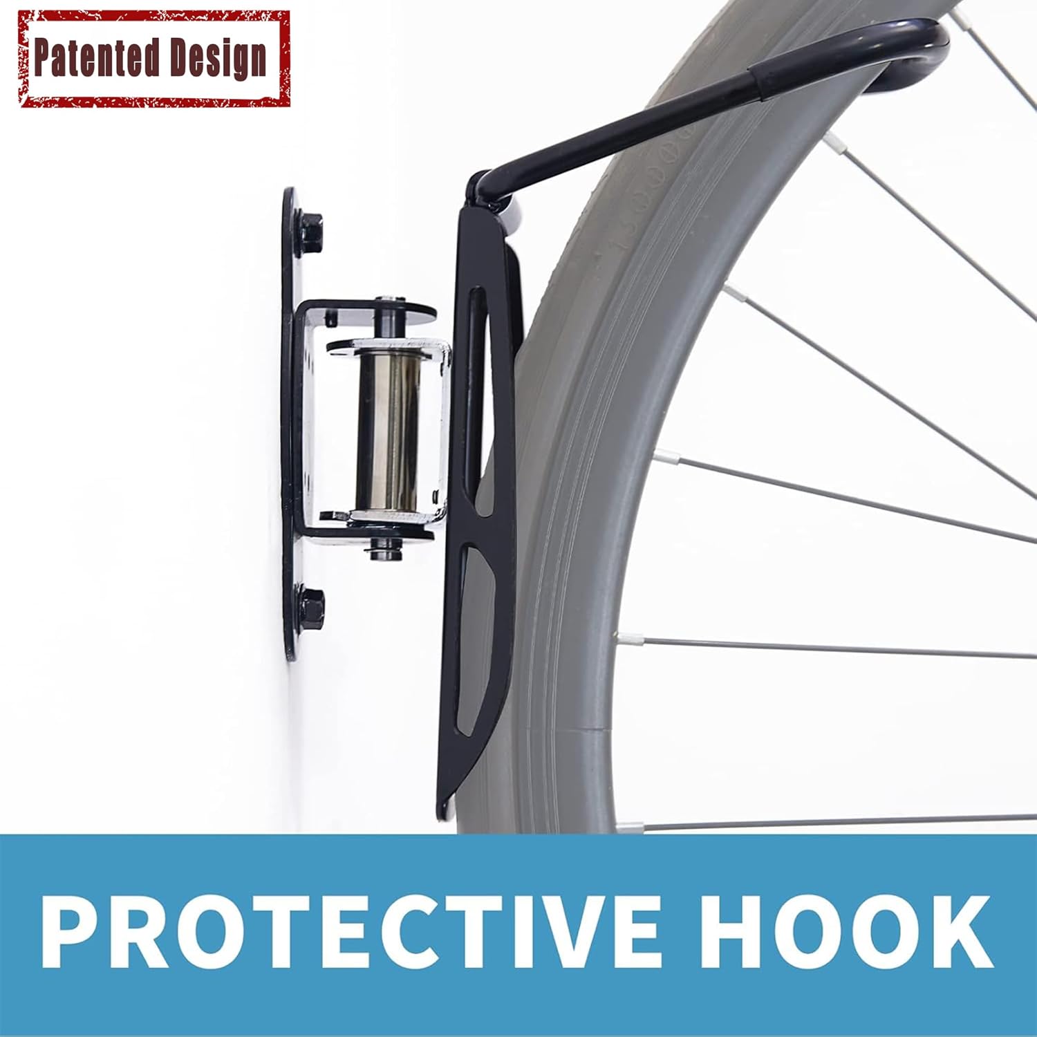 Ultrawall Bike Rack - Vertical Wall Mount Storage Solution for Indoor Bicycles | 2-Pack