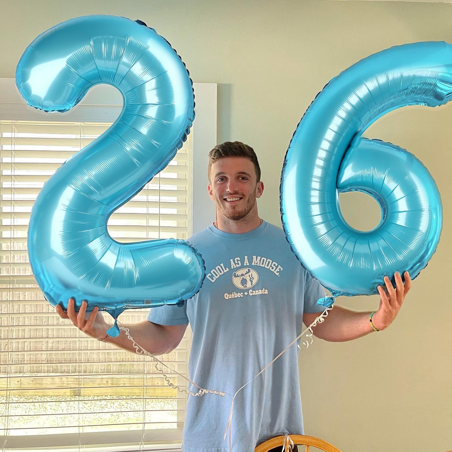 Pearlescent Blue Number 6 Balloon - 40 Inch Birthday Decoration | Perfect for 6th Birthday Parties