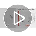 9-Pack Shower Caddy Adhesive Replacement Strips - Clear No-Drill Hooks