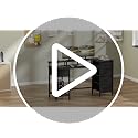 47" Gaming Desk with Power Outlets, LED Lights, Monitor Stand & 5 Drawers