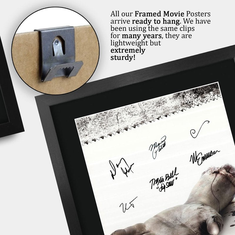 HWC Trading Saw 1 16 x 12 inch Gifts Printed Poster Signed Autograph Picture for Movie Memorabilia Fans - 16" x 12" Framed