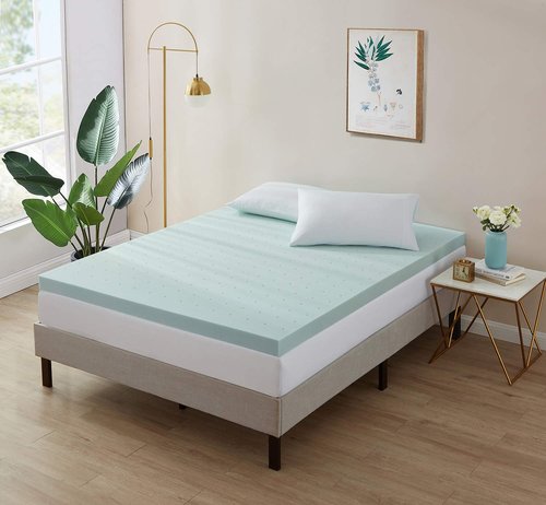 Empyrean Bedding Mattress Topper - 2 Inch Memory Foam Mattress Topper, Gel Infused Cooling Mattress Pad, Twin Size.