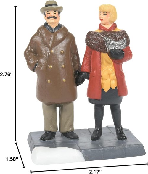 Department 56 Christmas in The City Village - Splendid Dinner Figurine, 2.76 Inch, Multicolor