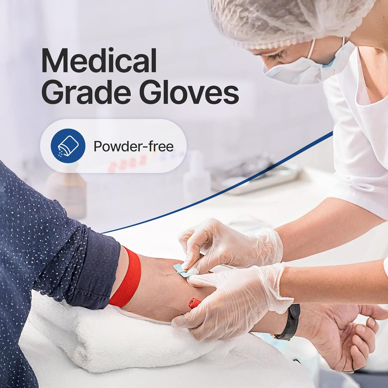 Schneider Clear Vinyl Exam Gloves - Latex-Free, Disposable & Powder-Free | Food Safe, 4 Mil Thickness
