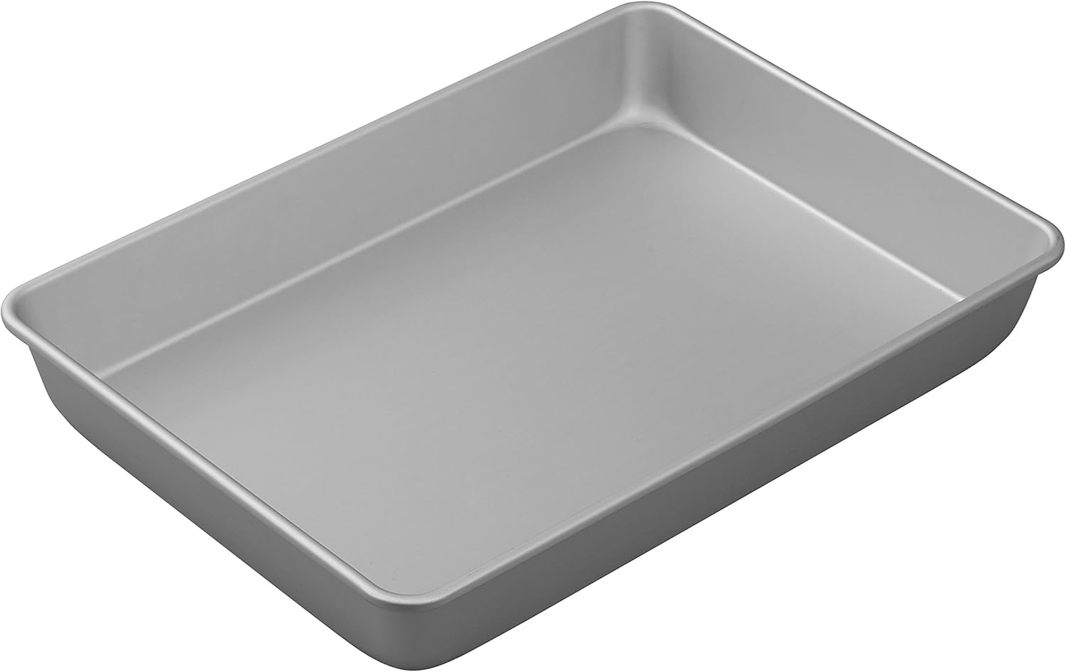 Wilton Aluminum 9x13 Inch Rectangular Sheet Pan - Natural Anodized Aluminum Bakeware for Even Heating