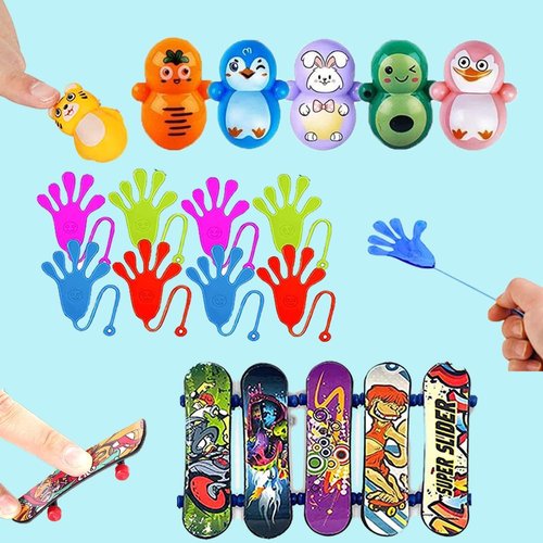 Dilycery 128 Pcs Party Favors - Fun Treasure Box Toys for Kids | Perfect for Easter Eggs & Goodie Bags