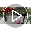 Black Metal Christmas Stocking Holders for Fireplace Mantel - 4 Pack