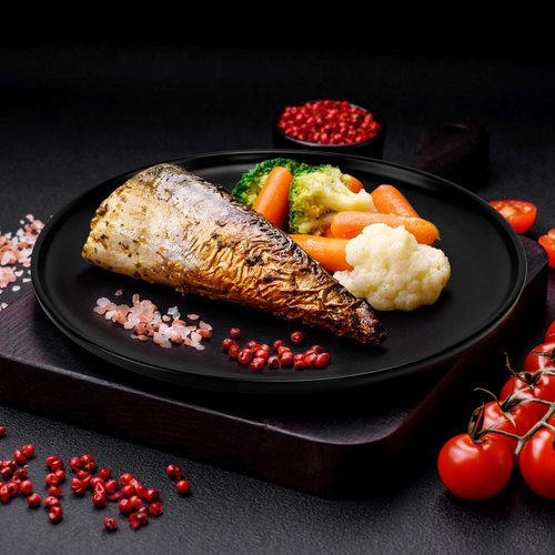 WEWBABY Ceramic Dinner Plates Set of 4, 10 Inch Dish Set Large Stoneware Plates for Kitchen, Modern Plates - Microwave, Oven, and Dishwasher Safe, Scratch Resistant - Matte Black and White