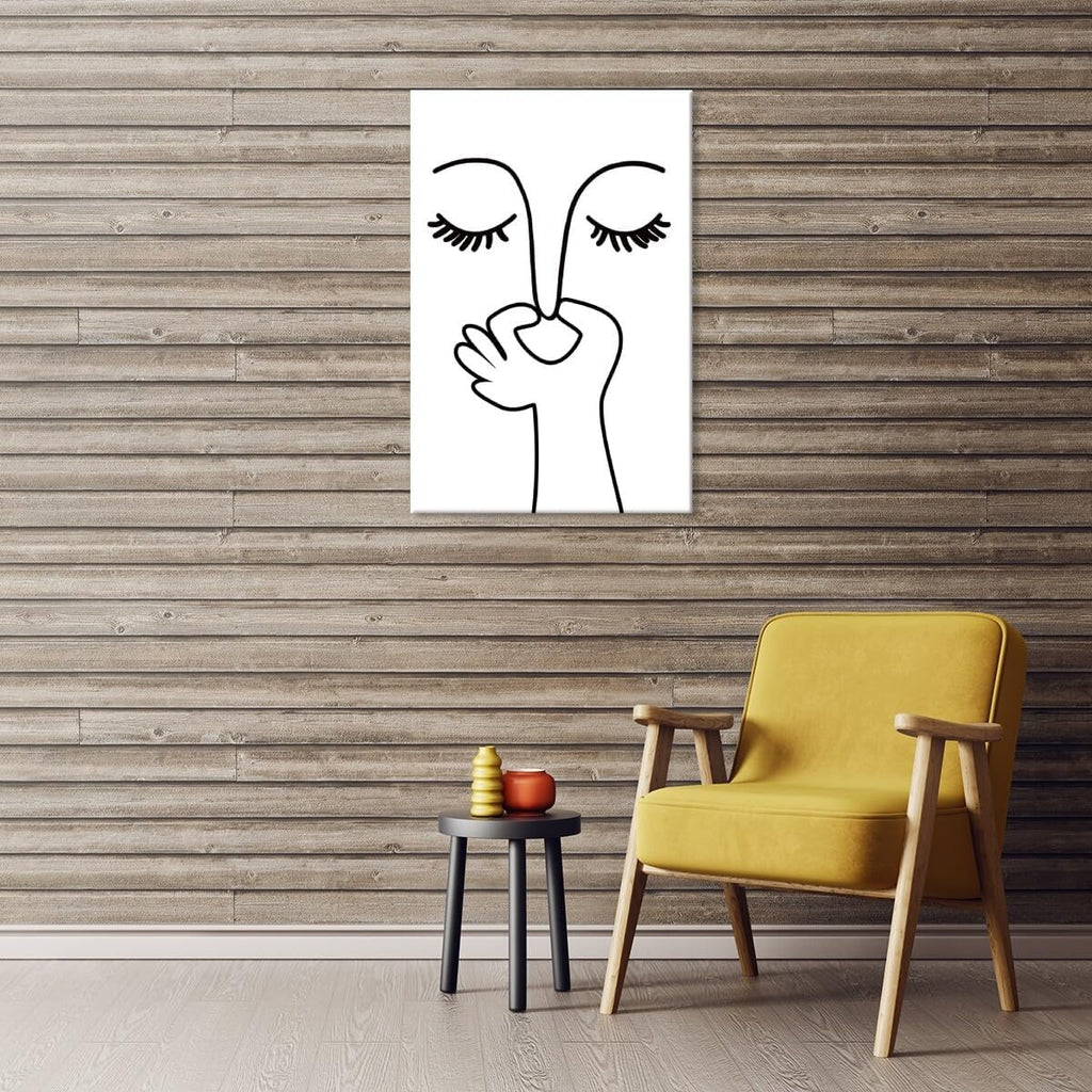 Regine Switzerland Funny Bathroom Wall Art - Humorous Black and White Poster for Guest Toilets | Unframed 16x24 Inch