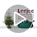 Real Christmas Tree Stand with Foot Pedal & Water Reservoir - Fits up to 10ft