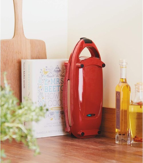 Candora Red Copper 5 Minute Chef Electric Frying Pan Smokeless Nonstick Pan Steak