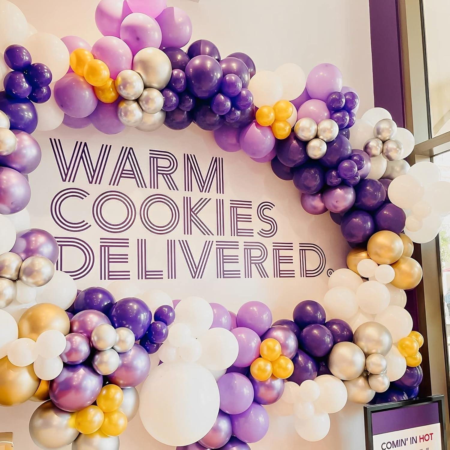 Voircoloria 105pcs Purple Balloons - 12-Inch Latex Party Balloons for Birthdays & Celebrations