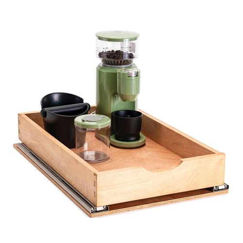 SITOO Pull Out Drawers for Kitchen Cabinets, Pull Out Cabinet Organizer, Fully Assembled Wood Cabinet Pull Out Drawer, Fast and Easy DIY Installation, 14”W x 21”D