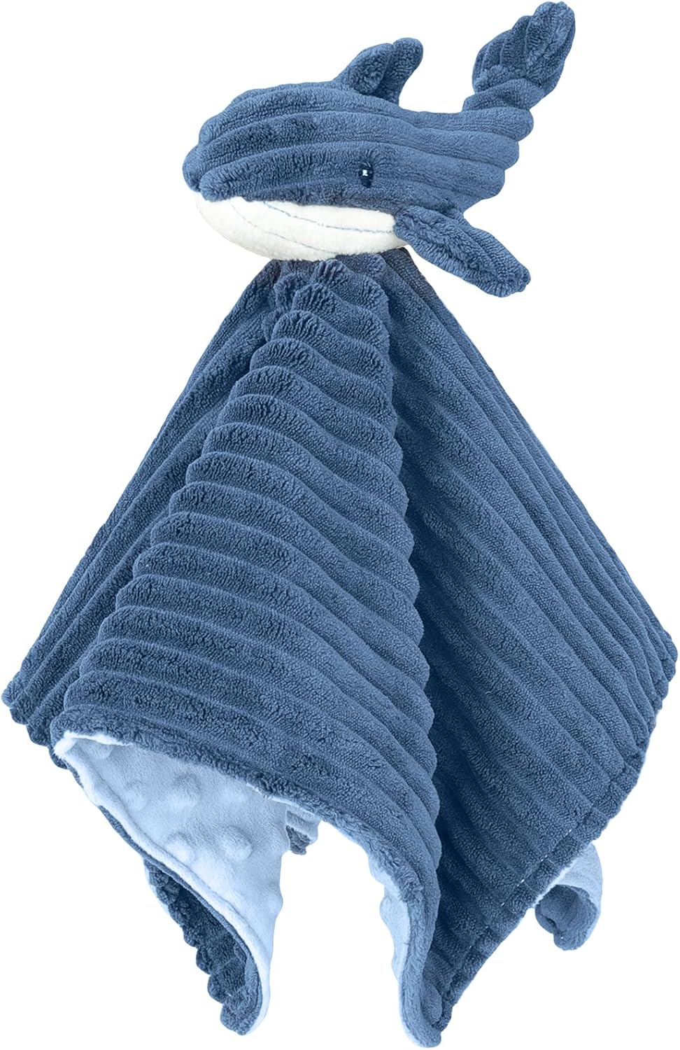 Skiennix Baby Security Blanket - Soft Whale Lovey for Newborns & Toddlers | 15-Inch Blue Snuggle Toy