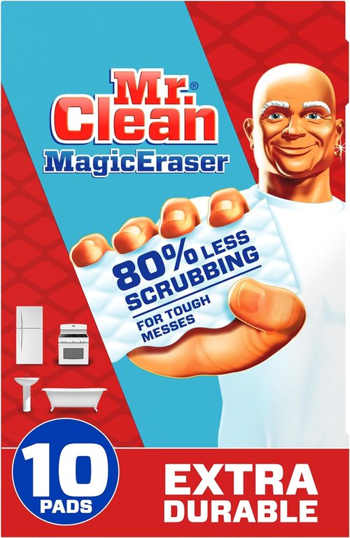 Mr. Clean Magic Eraser - Extra Durable Multi-Purpose Cleaner | 10 Count Pack of 4
