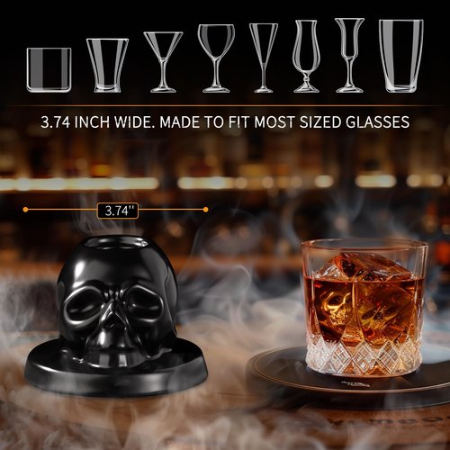 Whiskey Smoker Kit with Torch - 21 Sets - 6 Flavors Wood Chips - Bourbon, Cocktail Smoker Infuser Kit, Old Fashioned Drink Smoker Kit, Birthday Bourbon Whiskey Gifts for Men, Dad, Husband (No Butane)