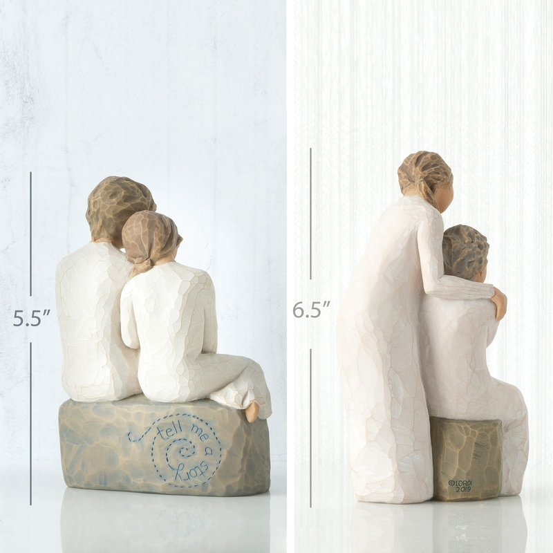 Willow Tree Loving My Mother Figure Plus with My Grandmother Figure, Sculpted Hand-Painted 2 Piece Set