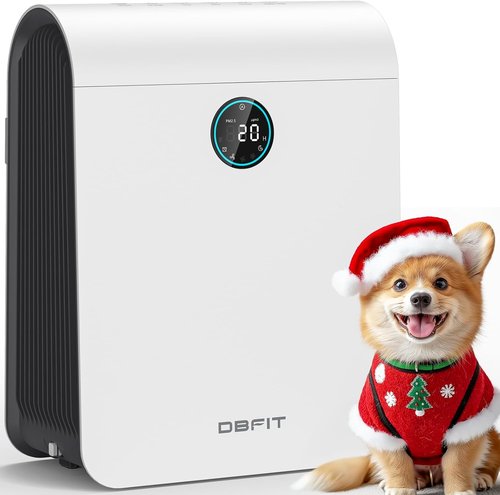 DBFIT H13 HEPA Air Purifier - Large Room Coverage Up to 2590 ft² | PM 2.5 Display & Washable Filter
