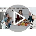 Heavy-Duty Vinyl Table Protector Pad, Waterproof & Heat Resistant 72x54