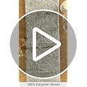 SARO LIFESTYLE Grey Faux Fur Table Runner 15x72 Inch - Elegant Dining Decor