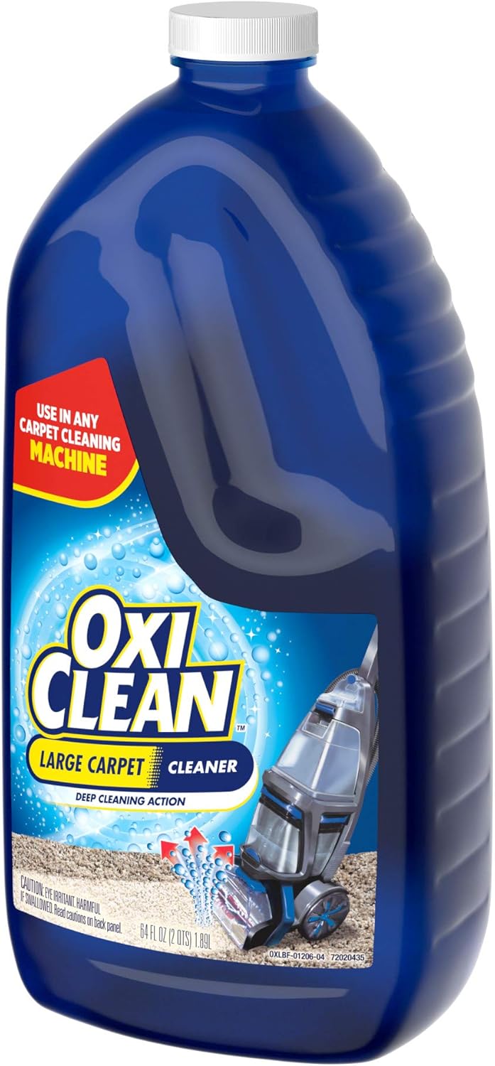 OxiClean Large Carpet Cleaner | Powerful Steam Cleaning Solution - 64 Fl Oz