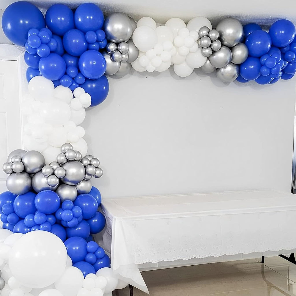 Voircoloria Royal Blue Balloons - 105pcs 12-Inch Party Balloons for Birthdays & Celebrations