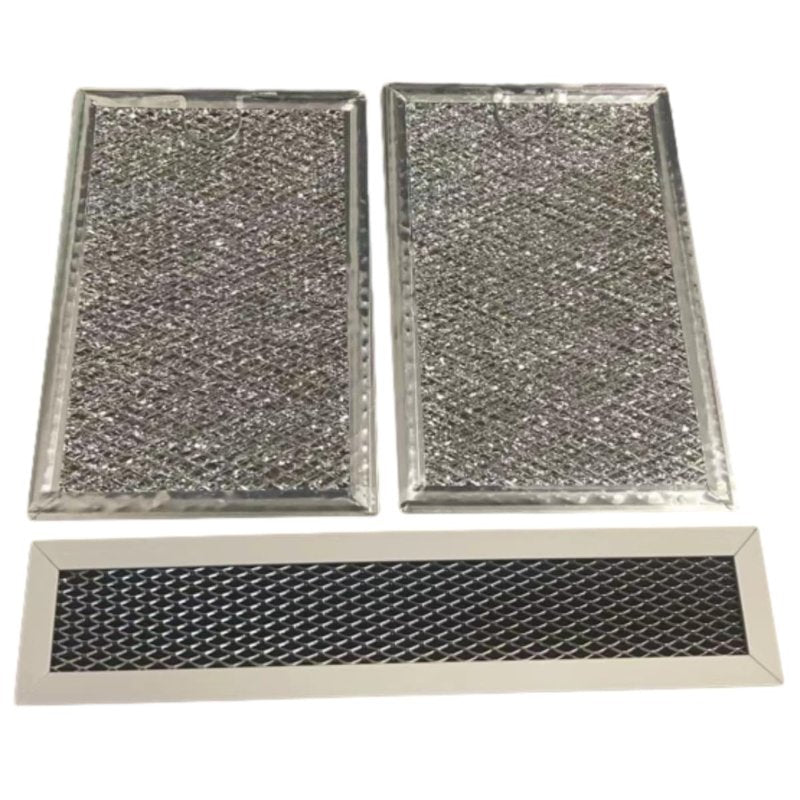 OEM Quality Microwave Filter Set for GE JVM3160RF1SS,JVM3160RF2SS, JVM3160RF3SS,JVM3160RF4SS, JVM3160RF5SS,JVM3160RF6SS(grease&charcoal filter)
