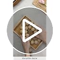 50-Inch Large Wood Bead Garland with Tassels - Farmhouse Boho Decor