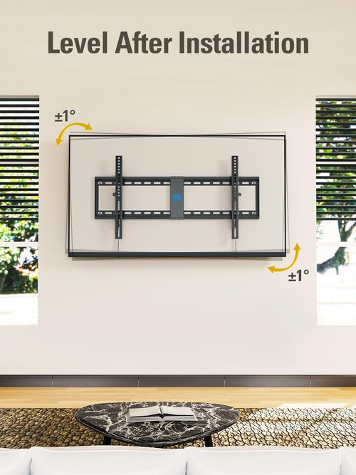 Mounting Dream TV Wall Mount - Tilting Bracket for 42-86" TVs | Level Adjustment, Max VESA 800x400mm, 120 LBS Capacity