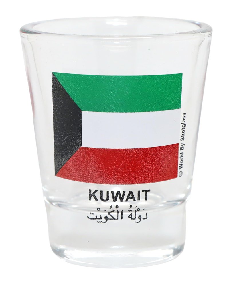 Kuwait Flag Shot Glass