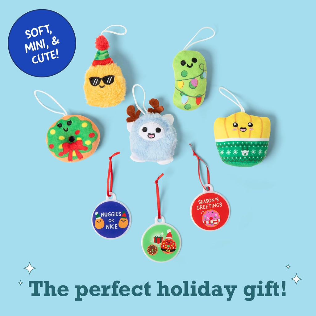 Relatable Emotional Support Advent Calendar - 24 Mini Plush Toys & Ornaments | Fun Countdown Gift for All Ages