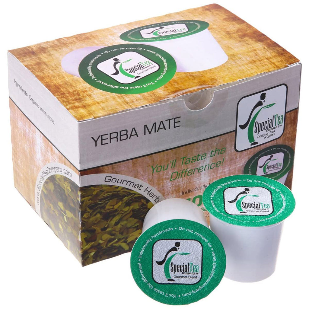 Special Tea Company Yerba Mate, Single Serve Tea Pod (Pack of 10), Compatible with Keurig and Single Serve Coffee Makers