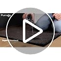 Dirt Trapping Indoor Doormat, 24" x 35.5" Non-Slip Entryway Rug, Charcoal