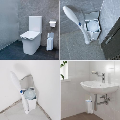 Clorox Toilet Wand Holder - Durable Design for Easy Storage | White & Gray Color