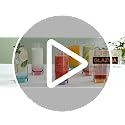 GLAZZVIA Blue Highball Glasses Set of 6 - Lead-Free Crystal Cocktail Drinking Glasses