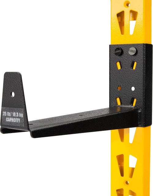 DEWALT 3-Piece Cantilever Wood Storage Rack - Heavy-Duty Workshop Shelving, Supports 273 lbs