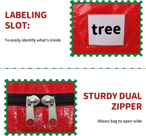 Christmas Tree Storage Bag - Waterproof Design for 9 Ft Artificial Trees | Durable Handles & Zipper
